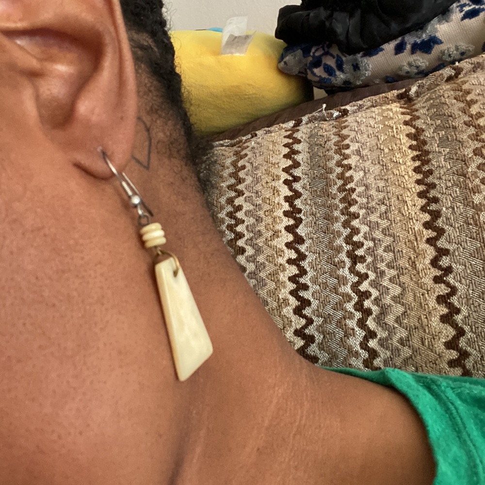 Ivory earrings
